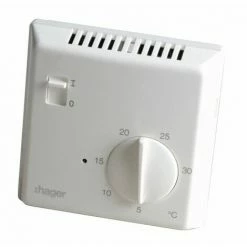 Brandneu ✔️ Einfacher Elektronischer Thermostat HAGER Elektronisch 25513 - HAGER: 25513 ❤️