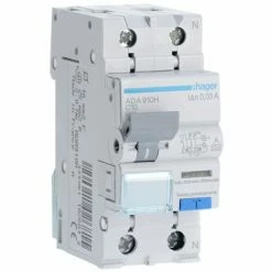 Beste Bewertungen von ???? Fehlerstrom-Schutzschalter Hager 1P+N 30MA 10A ADA910H ????