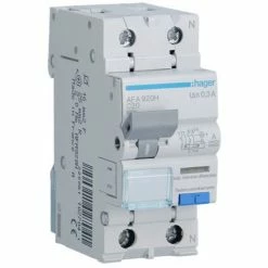 Am billigsten ???? Fehlerstrom-Schutzschalter Hager 1P+N 300MA 20A AFA920H ????