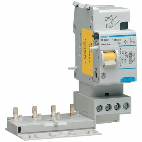 Brandneu ???? Hager-Differenzialsperre 4P 25A 300mA A 3 Module BF425N ???? 1 Brandneu ???? Hager-Differenzialsperre 4P 25A 300mA A 3 Module BF425N ????