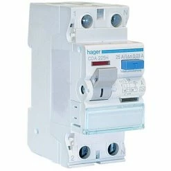 Blitzangebot ???? Hager Reiner Fehlerstrom-Schutzschalter 2P 25A 30MA A 2 Module CDA225H ????