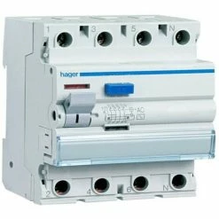 Neu ⭐ HAGER Fehlerstrom-Schutzschalter 4P 40A 300MA AC 4 Module CFC440H ????