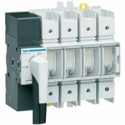 Auslauf ???? Hager 4P 125A 8-Feld-Lasttrennschalter Mit Drehschalter HAE412 ????