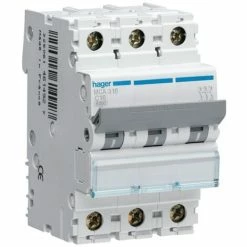 Angebote ???? Leistungsschalter Hager 16A 3P 6KA C-3 Module MCA316 ????