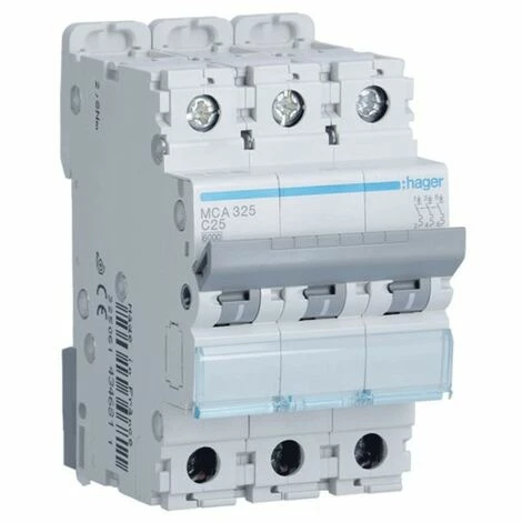 Blitzangebot ???? Leistungsschalter Hager 3P 25A 6K C-3 Module MCA325 ✨ 1 Blitzangebot ???? Leistungsschalter Hager 3P 25A 6K C-3 Module MCA325 ✨