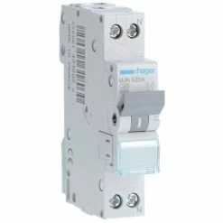 Am billigsten ???? Leistungsschalter Hager 1P+N 20A 4,5 KA C 1 Modul MJN520A ????