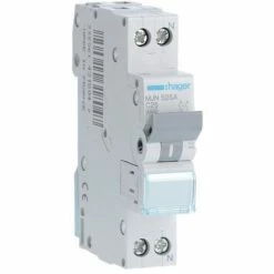 Angebote ???? Leistungsschalter Hager 1P+N 25A 4,5 KA C 1 Modul MJN525A ????