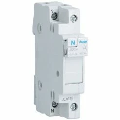 Aktion ⌛ Sicherungshalter Hager 32A 1P+N 10.3X38 1 Modul L50600 ????