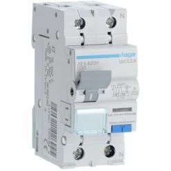Billig ???? Fehlerstrom-Schutzschalter Hager 1P+N 300MA 20A AFA820H ❤️