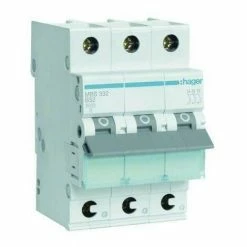 Schlussverkauf ???? Hager Leitungsschutzschalter AC B 32A 3p 415V 6kA 3TE 50Hz Zusatzeinrichtungen Möglich MBS332 ????