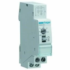 Angebote ???? Hager Treppenlichtzeitschalter REG Elektr 1TE 230VAC 3-/4-Leiter-Schaltung Nachschaltb EMN001 ⭐