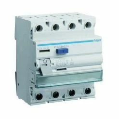 Neu ???? Hager FI-Schutzschalter A 4p 400V 40A 0,5A 4TE REG DIN-Schiene(REG) 1,5kA 0,25kA/stoß CGA440D ????