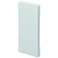 Großhandel ???? Hager Endstück GEB-K 130x68mm Kst Li/re Rws RAL9010 Halogenfrei Unbeh BR6513069010 ????