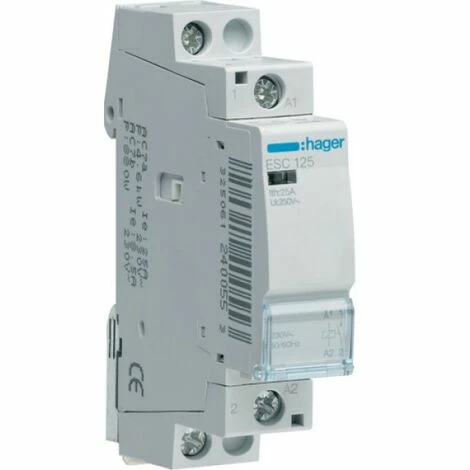 Bestpreis ???? HAGER Installationsschütz 25A 1S 230VAC Reiheneinbau 1TE ???? 1 Bestpreis ???? HAGER Installationsschütz 25A 1S 230VAC Reiheneinbau 1TE ????