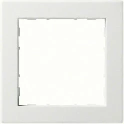 Auslauf ✔️ HAGER Kallysto.pur 1-fach Rahmen Brillantweiß ????