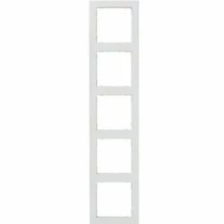 Am billigsten ???? HAGER Kallysto.pur 5-fach Rahmen Brillantweiß ????