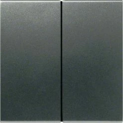 Budget ⭐ HAGER Kallysto Serienwippe Für Doppelschalter/Taster Anthrazit ⭐