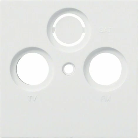 Besorgen ⭐ HAGER Kallysto Abdeckung Für Sat/Antennendose 3-Loch Brillantweiß ???? 1 Besorgen ⭐ HAGER Kallysto Abdeckung Für Sat/Antennendose 3-Loch Brillantweiß ????