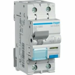 Bestes Angebot ???? Hager FI-LS 1P+N 10KA B-6A 30MA A (ADA506D) ????