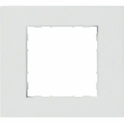 Coupon ???? HAGER Kallysto.art 1-fach Rahmen Brillantweiß ????