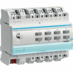 Am billigsten ⌛ Hager SCHALT/JAL.AUSG 8F 16A(C) O.BU (TYA608D) ????