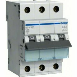 Beste Bewertungen von ⌛ Hager LS-SCHALTER 3P 25A-C 6KA 3PLE (MCN325) ????