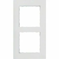 Großhandel ???? HAGER Kallysto.art 2-fach Rahmen Brillantweiß ????