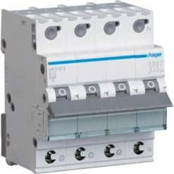 Aktion ???? Hager LS-SCHALTER 3P+N 13A-B6KA 4PLE (MBS613 QUICK CONNECT) ????