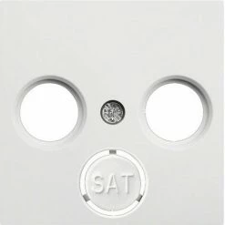 Beste Bewertungen von ???? HAGER Lumina | R/TV/SAT Abdeckung Polarweiß WL6320 ????