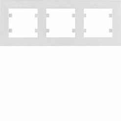 Beste Bewertungen von ???? HAGER Lumina Intensiv | Polarweißer Horizontaler 3-Element-Rahmen WL5730 ????