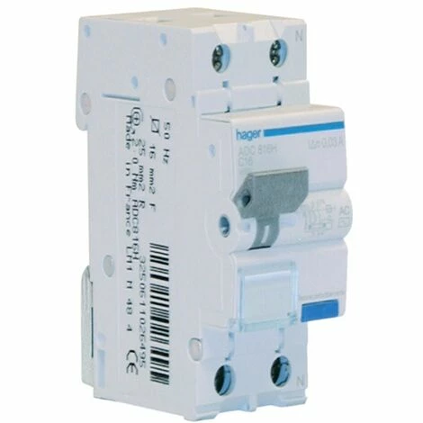 Top 10 ⭐ Hager FI- Und LS Schalter Kit 1P+N 30MA 16A ADC816H ???? 2 Top 10 ⭐ Hager FI- Und LS Schalter Kit 1P+N 30MA 16A ADC816H ???? – Bild 2