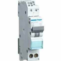 Bestpreis ???? Hager LS-SCHALTER 1P+N 10A-B6KA 1PLE (MKS510 QUICK CONNECT) ❤️