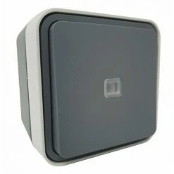 Angebote ???? Poussoir CUBYKO Témoin Avec Neutre Saillie Gris - HAGER : WNC021 ❤️