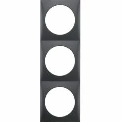 Budget ???? HAGER BERKER INTEGRO FLOW RAHMEN 3-FACH ANTHRAZIT MATT LOSE ???? -HAGER SHOP 49539975 3