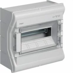 Bestpreis ???? HAGER VE110E | Aufputzverteiler Vector VE Mit 1 Reihe 8+2 IP55 ????