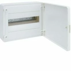 Aktion ???? HAGER VS112PE | VF Golf Surface Elektropanel Mit 1 Reihe 12 Module Opak Weiß + Strip ????