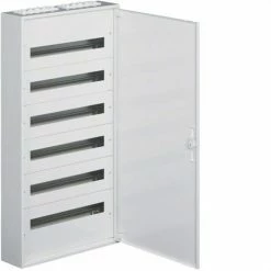 Bestes Angebot ???? HAGER FW624WT | FW2 Aufputzschaltschrank Mit 6 Reihen 24 Module ????