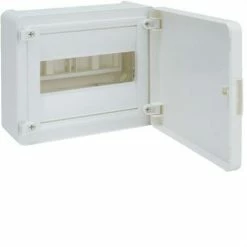 Neu ✔️ HAGER VS108PE | VF Golf Surface Elektropanel Mit 1 Reihe 8 Modulen Opak Weiß+Streifen ????