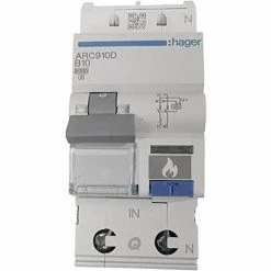 Budget ⭐ HAGER BRANDSCHUTZSCHALTER 1P+N 6KA B-13A 2M ARC913D ✔️