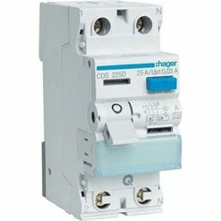 Großhandel ???? HAGER CDS225D FI-SCHALTER 2P 6KA 25A 30MA TYP A QC ????