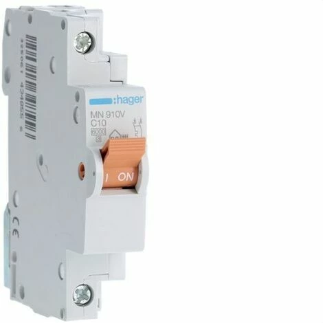 Budget ???? HAGER MN910V | Leistungsschalter MN 1P+N 10A Kurve C ???? 1 Budget ???? HAGER MN910V | Leistungsschalter MN 1P+N 10A Kurve C ????
