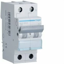 Großhandel ???? HAGER MUN520A | Leistungsschalter 1P+N 20A Kurve-C 6kA ????
