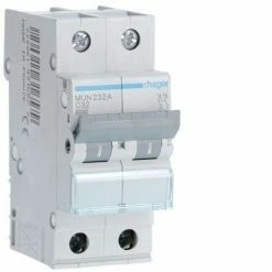 Rabatt ???? HAGER MUN232A | Leistungsschalter 2P 32A Kurve-C 6kA ????