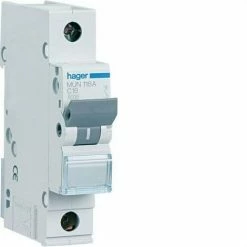Rabatt ???? HAGER MUN116A | Leistungsschalter 1P 16A Kurve-C 6kA ????