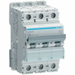 Auslauf ???? Hager Leitungsschutzschalter NBN340, 3 Polig 10kA/15kA B-40A 3M ✔️