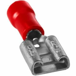 Coupon ❤️ Flachsteck-Hülsen 0,5 - 1,5 Mm², Rot, Stec Kgröße 6,4 X 0,8 Mm, Inhalt 25 Stück Hager 0775100421 Flachsteck-hülsen ????