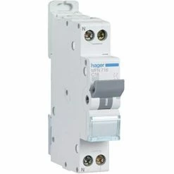 Rabatt ⭐ SCHALTER 10A 3KA KURVE C PHASE HAGERSCHRAUBE ????