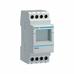 Neu ???? HAGER ? ZUM BEISPIEL 103 ? DIGITALER WOCHENPROGRAMMIERER 1 IN WECHSELMANÖVER 56/TAG EG103 ????