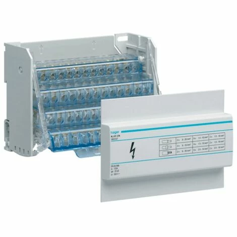 Auslauf ???? Hager 4P 125A 7.5 Modular Bar Verteiler Klemmleiste KJ01CN ???? 1 Auslauf ???? Hager 4P 125A 7.5 Modular Bar Verteiler Klemmleiste KJ01CN ????