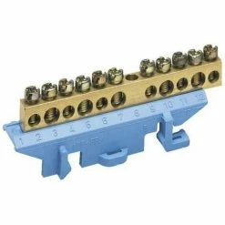 Auslauf ⌛ Hager PE-Messingklemme KM11E ????